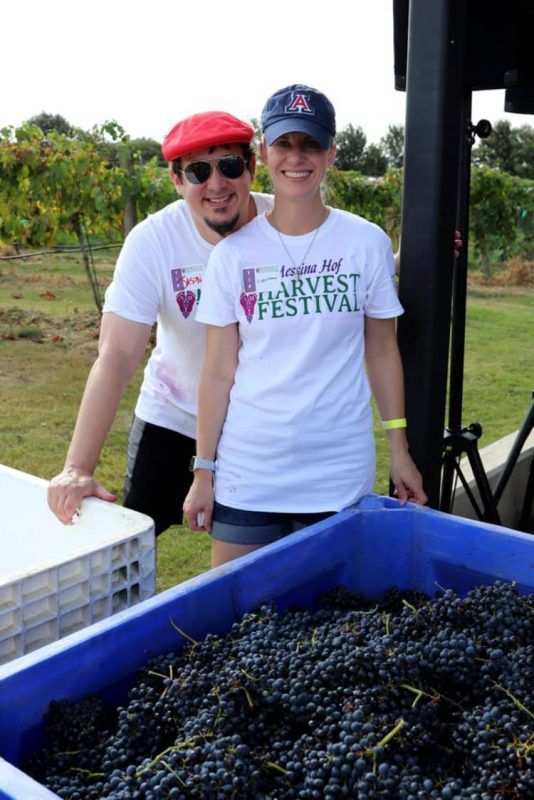 el Festival de la Cosecha de la Bodega Messina Hof