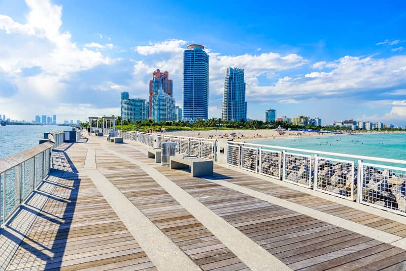 South Pointe Park y Pier que hacer en miami