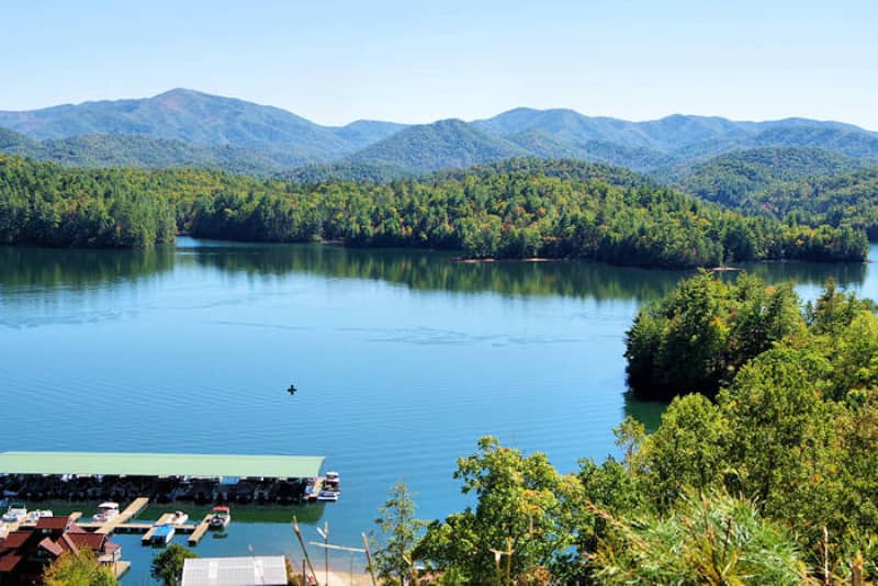 lago santetla mejores lugares acampar carolina del norte