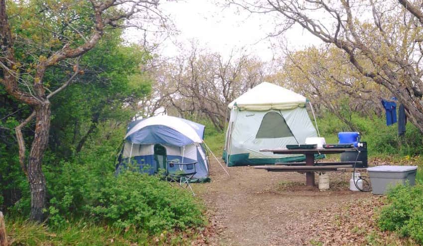 mejores zonas para acampar en los eeuu