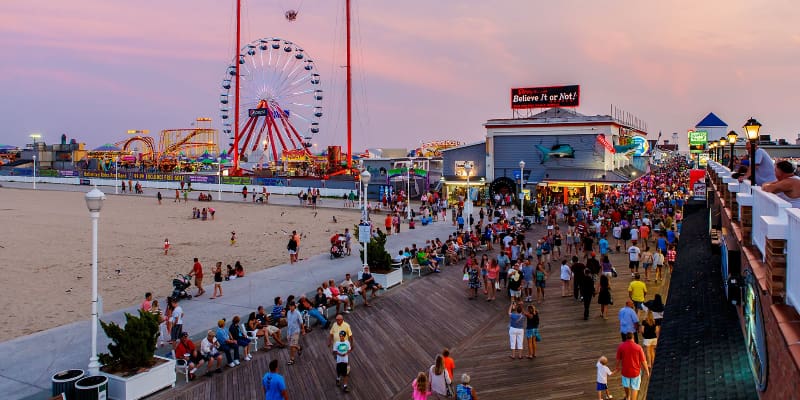 Que hacer en Ocean City Maryland paseo por elmalecon