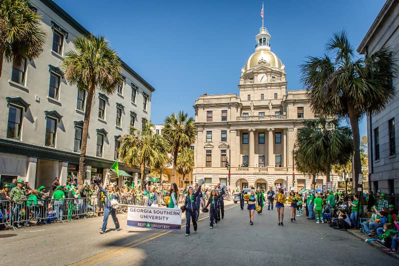 Desfile del dia de Savannah St. Patrick