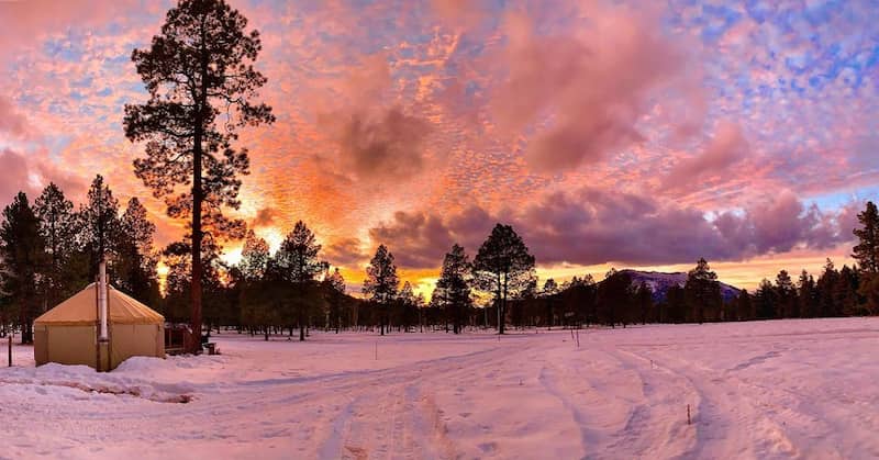 Arizona Nordic Village Flagstaff que hacer en arizona en invierno