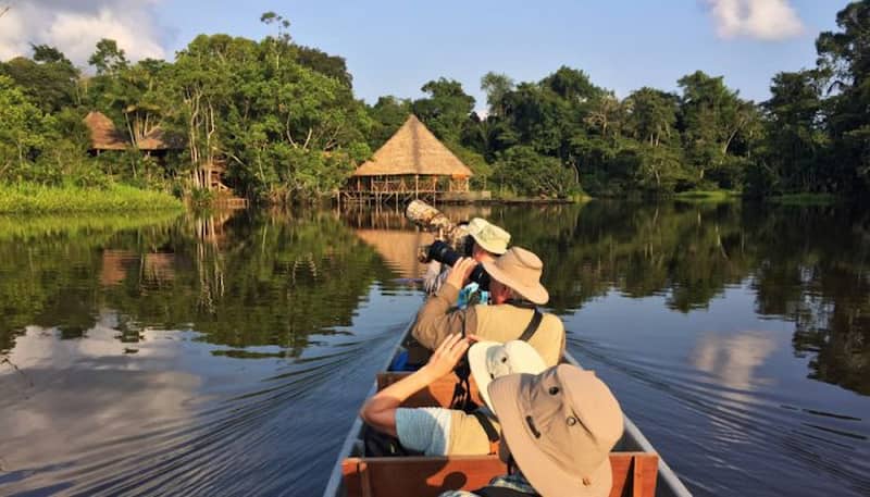 Paisaje de la amazonia ecuatoriana