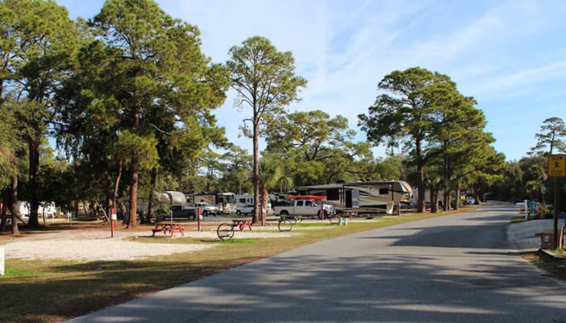 Rivers End Campground Tybee Island donde acampar en georgia