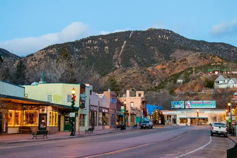 manitou springs mejores lugares colorado