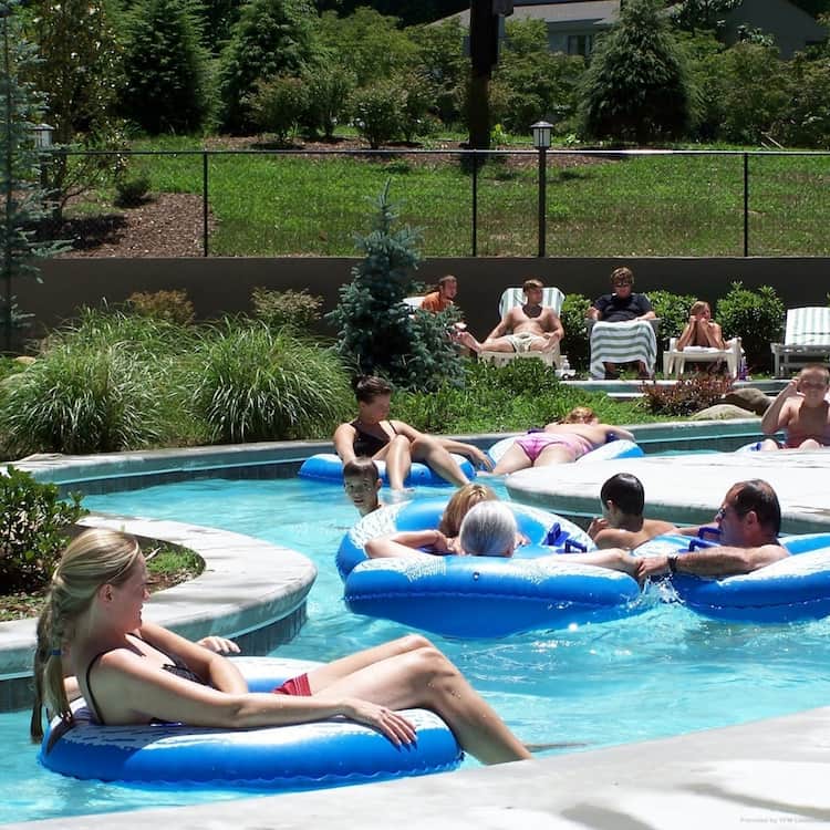 Fontana Village Resort mejores lazy rivers de carolina del norte