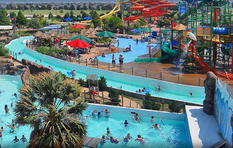 Hawaiian Falls Garland mejores lazy river refresescarse