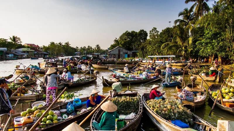 Guia de VIAJE de VIETNAM: Itinerario de una semana completa 2 Itinerario de Vietnam en 1 Semana Delta del Mekong merece la pena