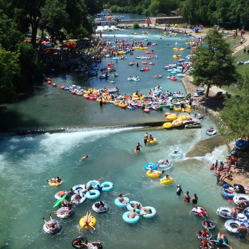 comal river tubing texas verano