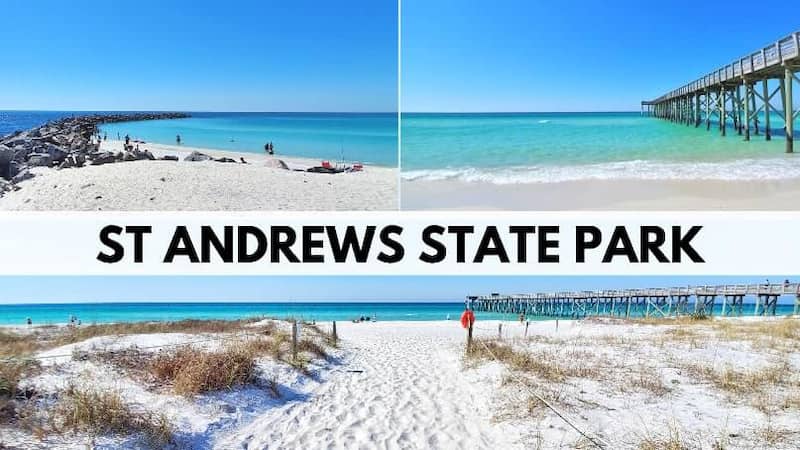 donde hacer camping en florida st andrews state park beaches panama city beach florida travel blog 2