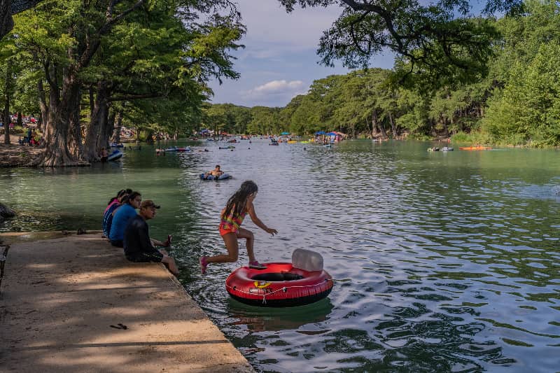 tubing garner frio river texas verano