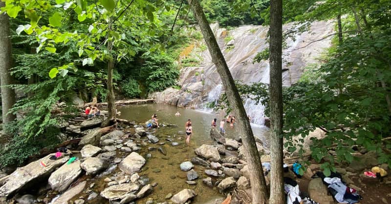 whiteoak canyon mejores lugares nadar virginia