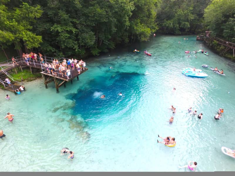 Gilchrist Blue Springs High Springs mejores chapuzon florida