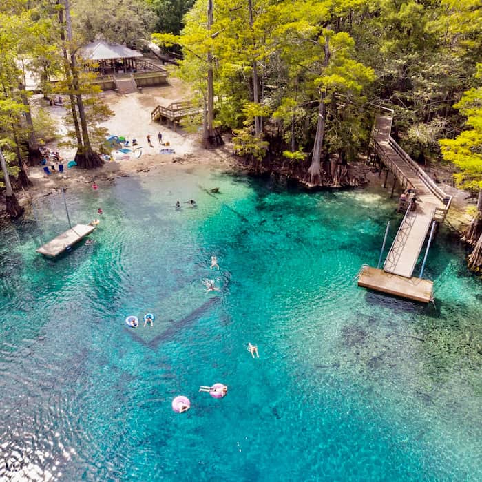 Morrison Springs Ponce de Leon MEJORES LUGARES DONDE NADAR EN FLORIDA