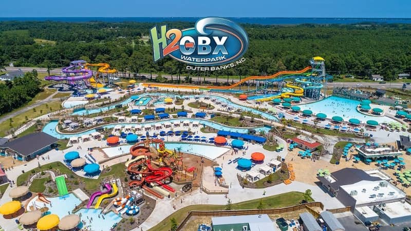 Parque acuatico H2O BX Powells Point mejores parques acuaticos carolina norte