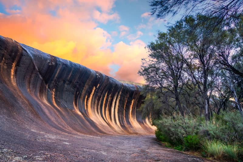 Wave Rock Hyden Australia 10 asombrosas maravillas naturales del mundo que vale la pena visitar