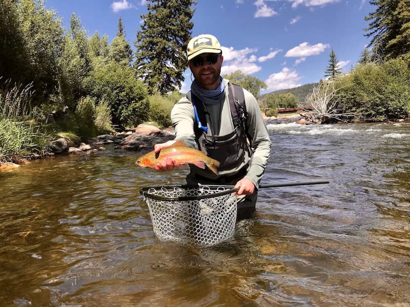 colorado Pesca con mosca Rio Taylor Bosque Nacional Gunnison