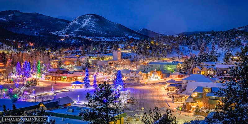Christmas in Estes PARK COLORADO NAVIDAD