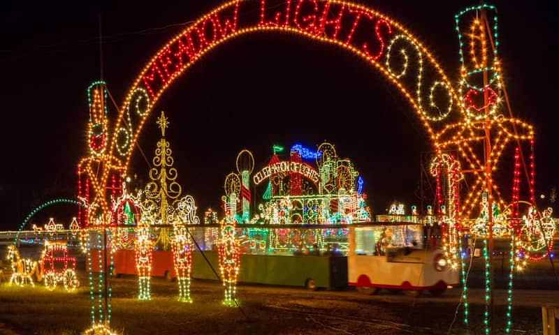 Meadow Lights mejores pueblos nc visitar navidad