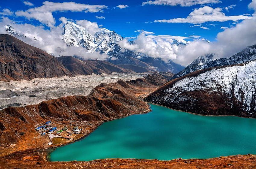 desktop wallpaper mountains sagarmatha national park cool lake fun nature mountain sagarmatha national park